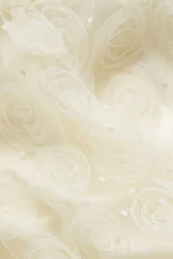 MICAS Mini Dresses-Frill Strap Floral Lace Backless Mini Dress BEIGE