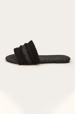 MICAS Shoes|Shoes-Fringe Slippers