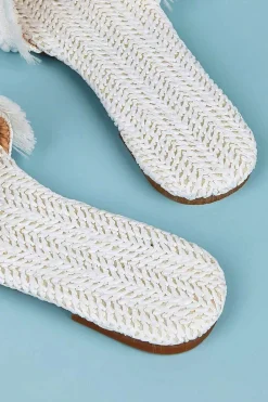 MICAS Shoes|Shoes-Fringe Slippers