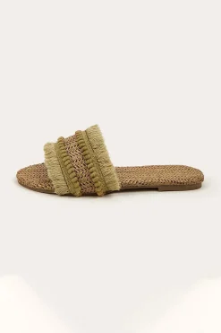 MICAS Shoes|Shoes-Fringe Slippers