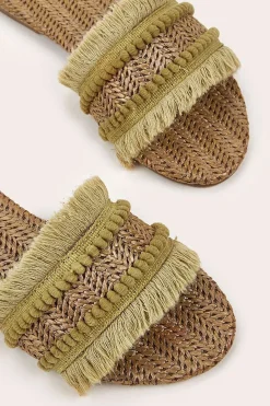 MICAS Shoes|Shoes-Fringe Slippers