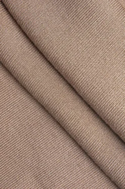 MICAS Knitwear|Knit Sets-Geometric Print Sweater Button Long-Sleeved Top And Pants Set KHAKI