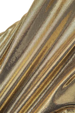 MICAS Swimwear|Vacation Sets-Glimmering Metallic Bikini Set Contrast Color