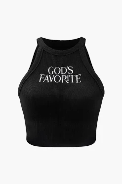 MICAS Tank Tops & Cami-GOD'S FAVORITE Tank Top BLACK