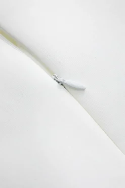 MICAS Mini Dresses-Halter Neck Backless Sleeveless Mini Dress WHITE