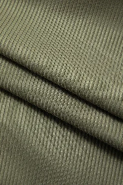 MICAS Long Sleeve Tops|Long Sleeves Tops-Hooded Zipper Long Sleeve Top GREEN