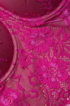 MICAS Corset & Bustier Tops|Tank Tops & Cami-Hook And Eye Lace Bustier Cami Top