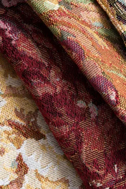 MICAS Skirts-Jacquard Pocket Skirt RED