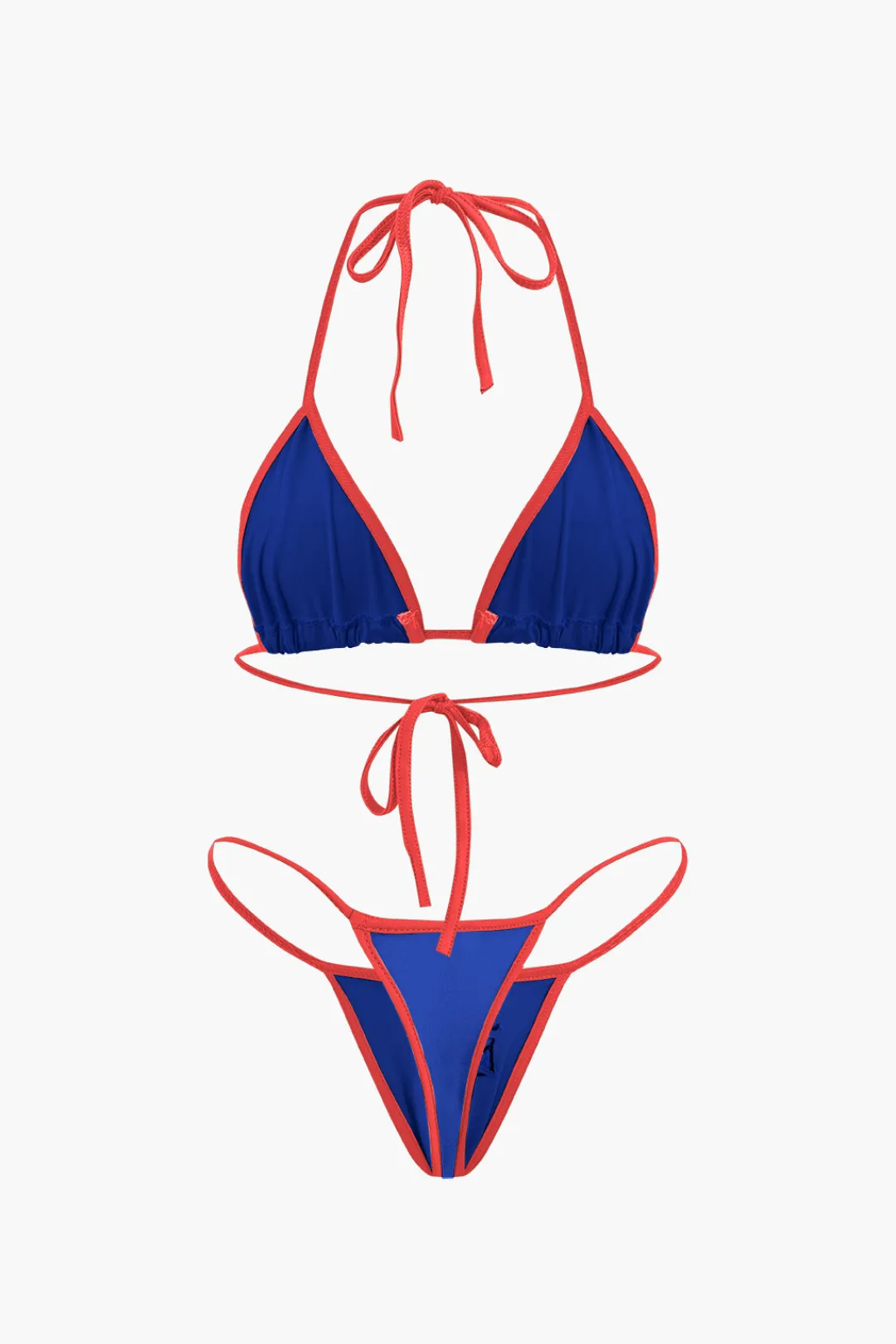 MICAS Swimwear|Vacation Sets-JAMAICA Embroidered Contrast Bikini Set