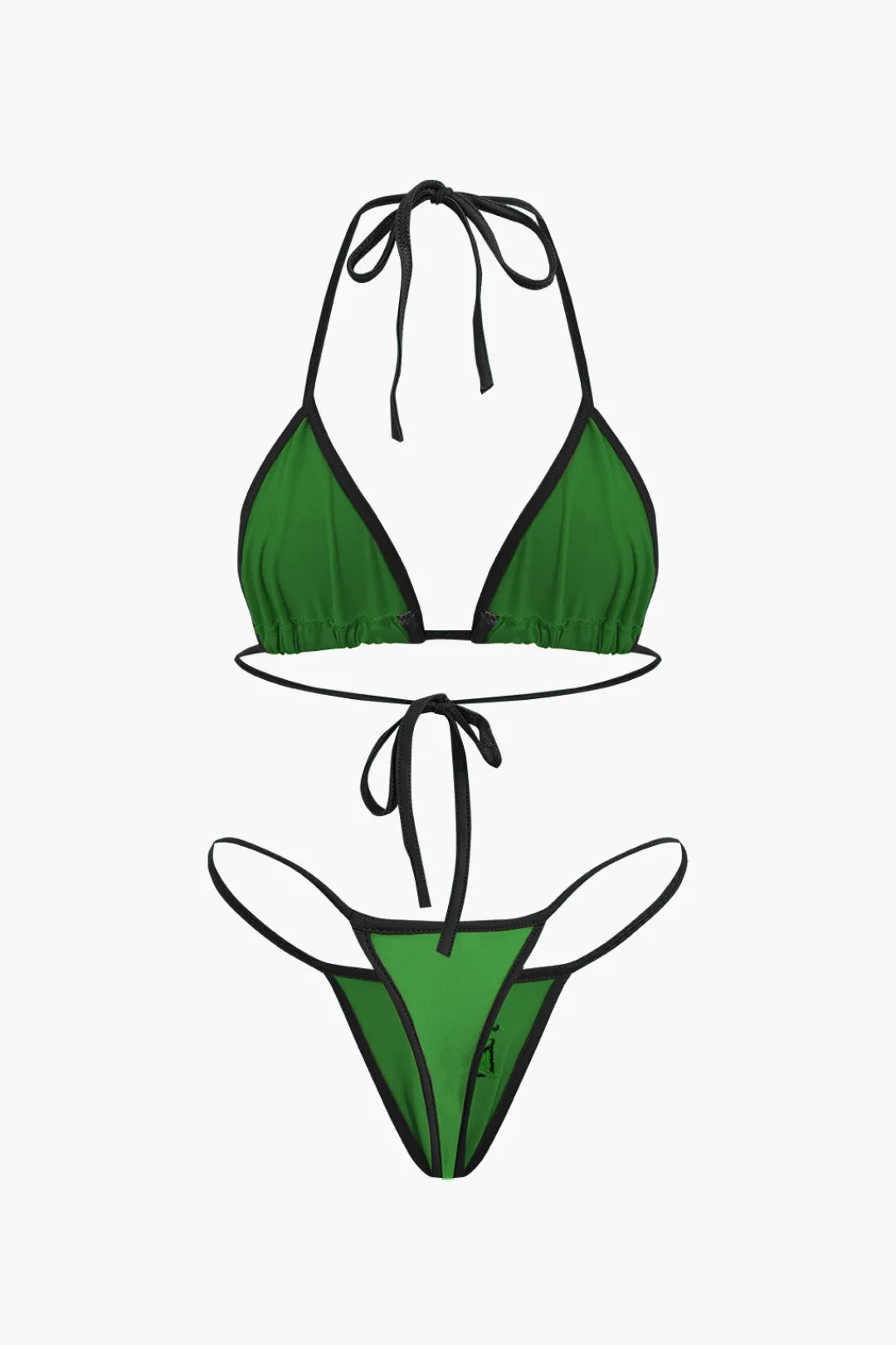 MICAS Swimwear|Vacation Sets-JAMAICA Embroidered Contrast Bikini Set