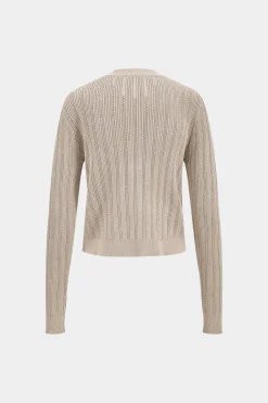 MICAS Knit Sets-Knit Bottom Tank Top And Cardigan And Skirt Set