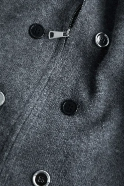 MICAS Outerwear|Outerwear-Knit Button Cardigan GRAY