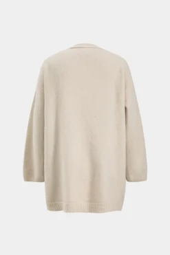 MICAS Knit Sets-Knit Button Tank Top And Cardigan And Skirt Set IVORY