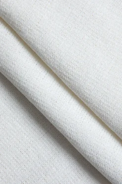 MICAS Knitwear|Knit Sets-Knit Button V-Neck Patchwork Long Sleeve Cardigan And Slip Dress Set WHITE