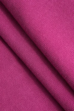 MICAS Knitwear|Knit Sets-Knit Color-Block Button Tank Top And Skirt Set RASPBERRY