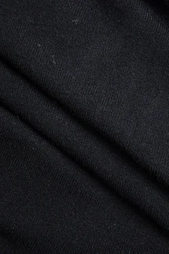 MICAS Long Sleeve Dresses|Knitwear-Knit Contrast Whipstitching Dress