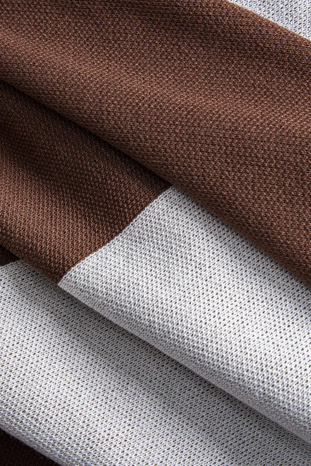 MICAS Knitwear|Knit Sets-Knit Mock Neck Top And Contrast Top And Pants Set COFFEE