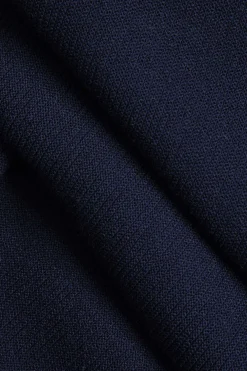 MICAS Knitwear|Knit Tops-Knit Puff Sleeveless Vest NAVY