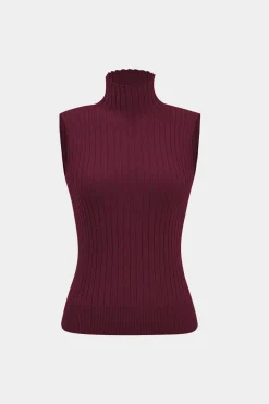 MICAS Knitwear|Knit Sets-Knit Tank Top And Cardigan And Pants Set