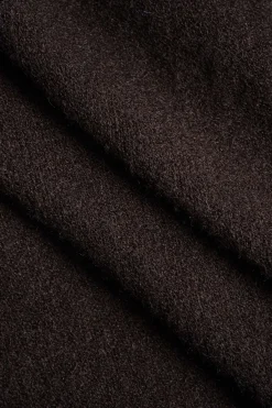 MICAS Knitwear|Knit Sets-Knitted V-Neck Long-Sleeve Top And Trousers Set COFFEE