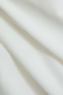 MICAS Swimwear-Knot Frill Trim Bikini Swimsuit Set WHITE