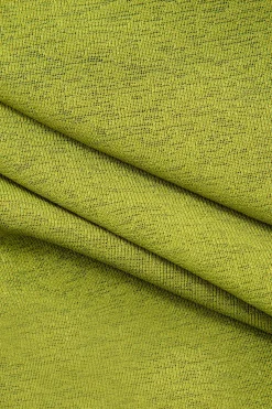 MICAS Skirt Sets-Knot Ruched Off Shoulder Top And Mini Skirt Set GREEN