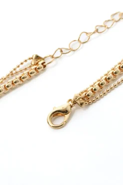 MICAS Necklaces|Accessories-Knotted Tassel Necklace GOLD