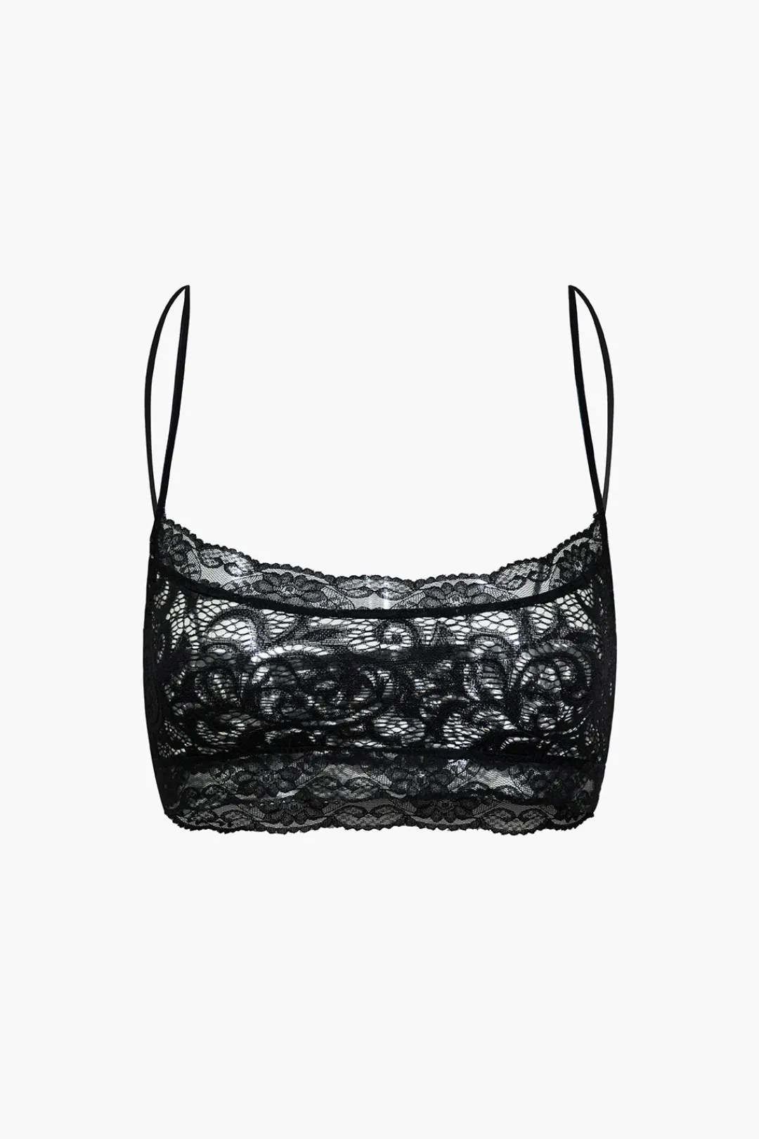 MICAS Skirt Sets-Lace Crop Top And High-Waisted Skirt Set BLACK