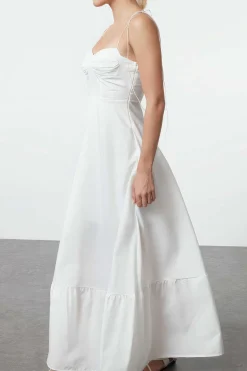 MICAS Maxi Dresses-Layered Slip Chiffon Sleeveless Maxi Dress