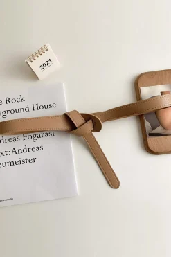 MICAS Accessories-Leather Waist Cinching Belt