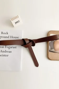 MICAS Accessories-Leather Waist Cinching Belt