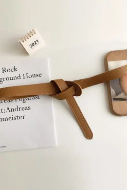 MICAS Accessories-Leather Waist Cinching Belt