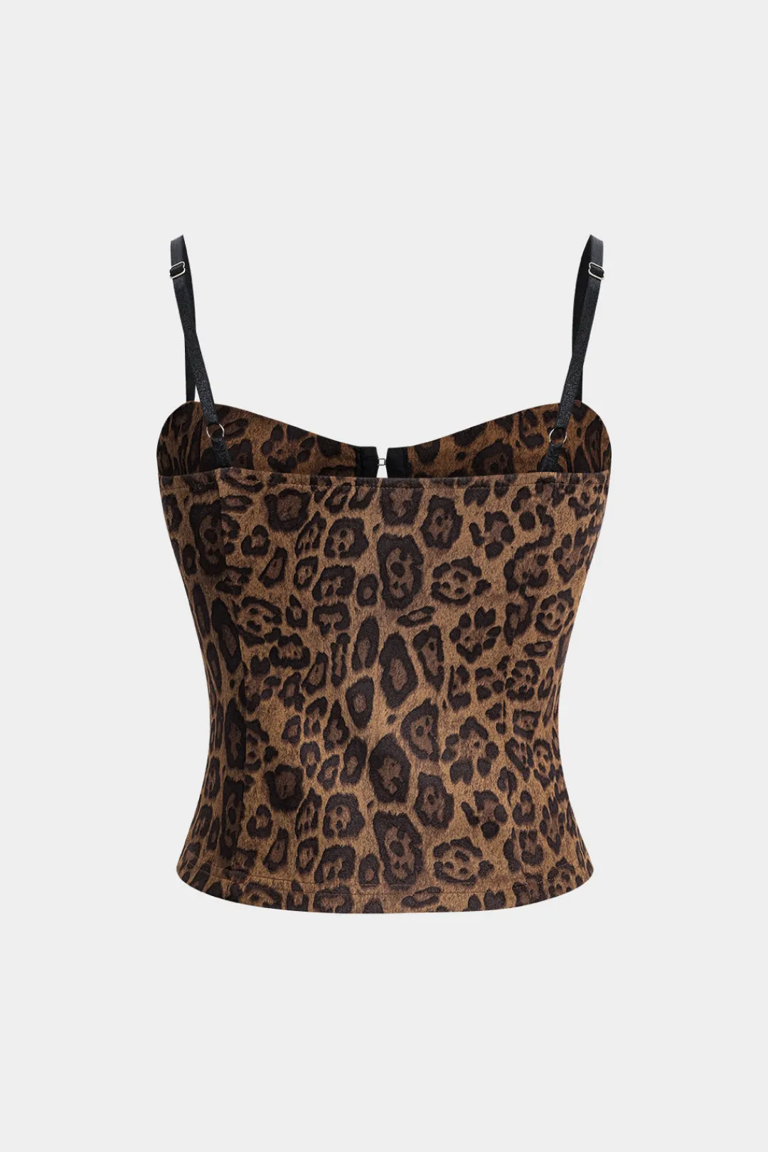 MICAS Tank Tops & Cami-Leopard Print Cami Top Contrast Color