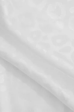 MICAS Pant Sets|Vacation Sets-Leopard Print Loose Long Sleeve Trouser Set WHITE