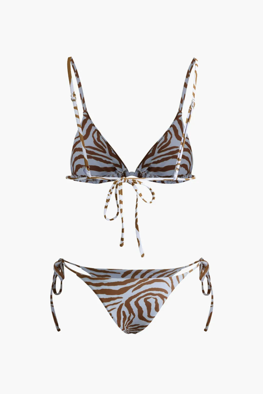 MICAS Swimwear|Vacation Sets-Leopard Print Tied Bikini Set