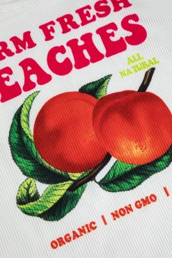 MICAS Tank Tops & Cami-Letter &Fruit Print Tank Top WHITE