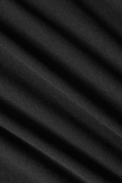 MICAS T-Shirts-Letter Print Short Sleeve Round Neck T-Shirt