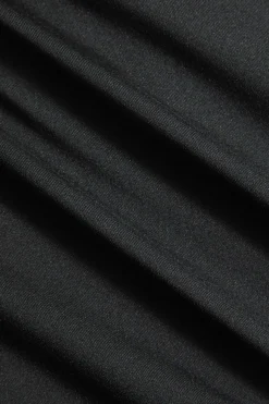 MICAS T-Shirts-Letter Print T-shirt BLACK