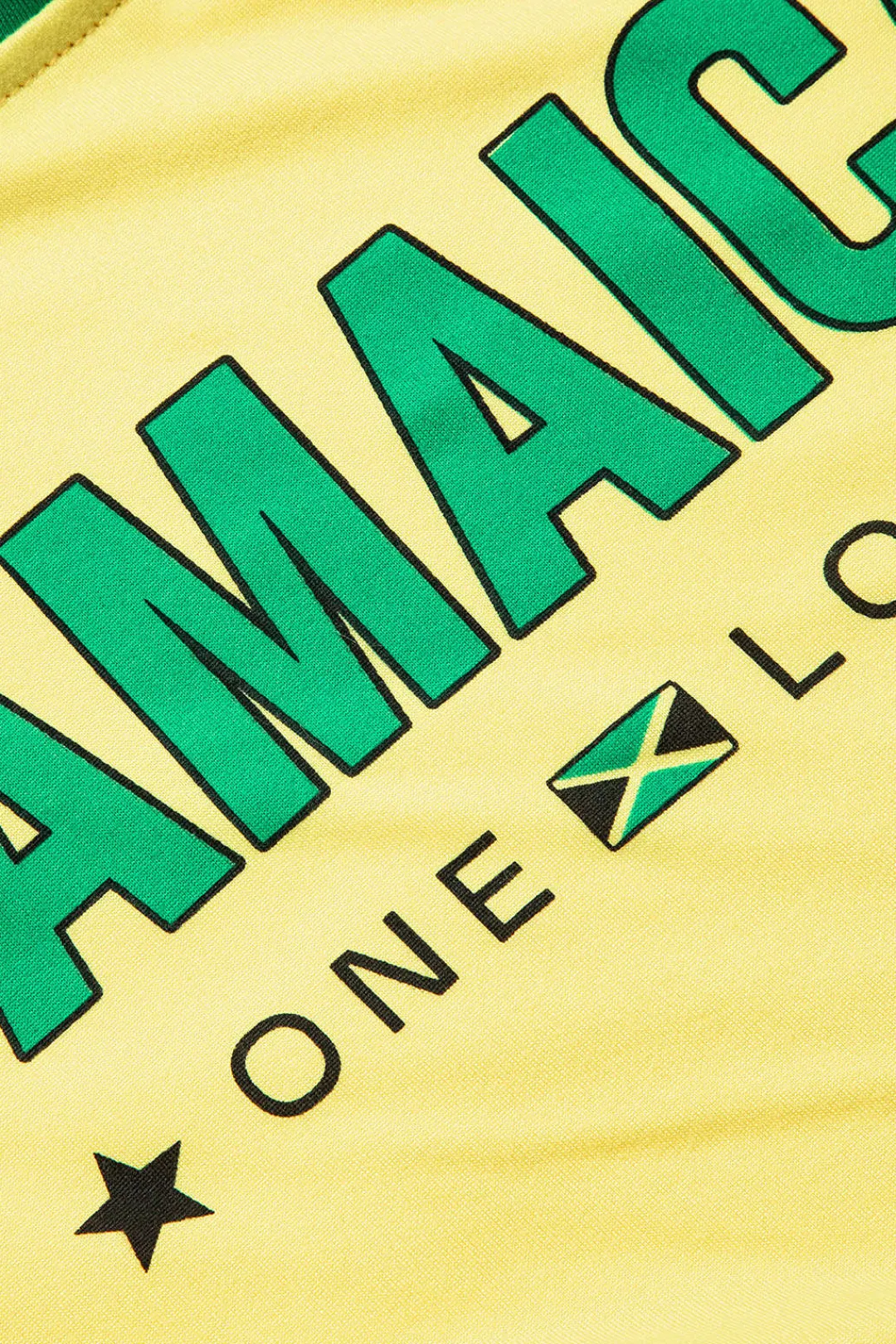 MICAS T-Shirts-Letter Printed Crop T-shirt Contrast Color