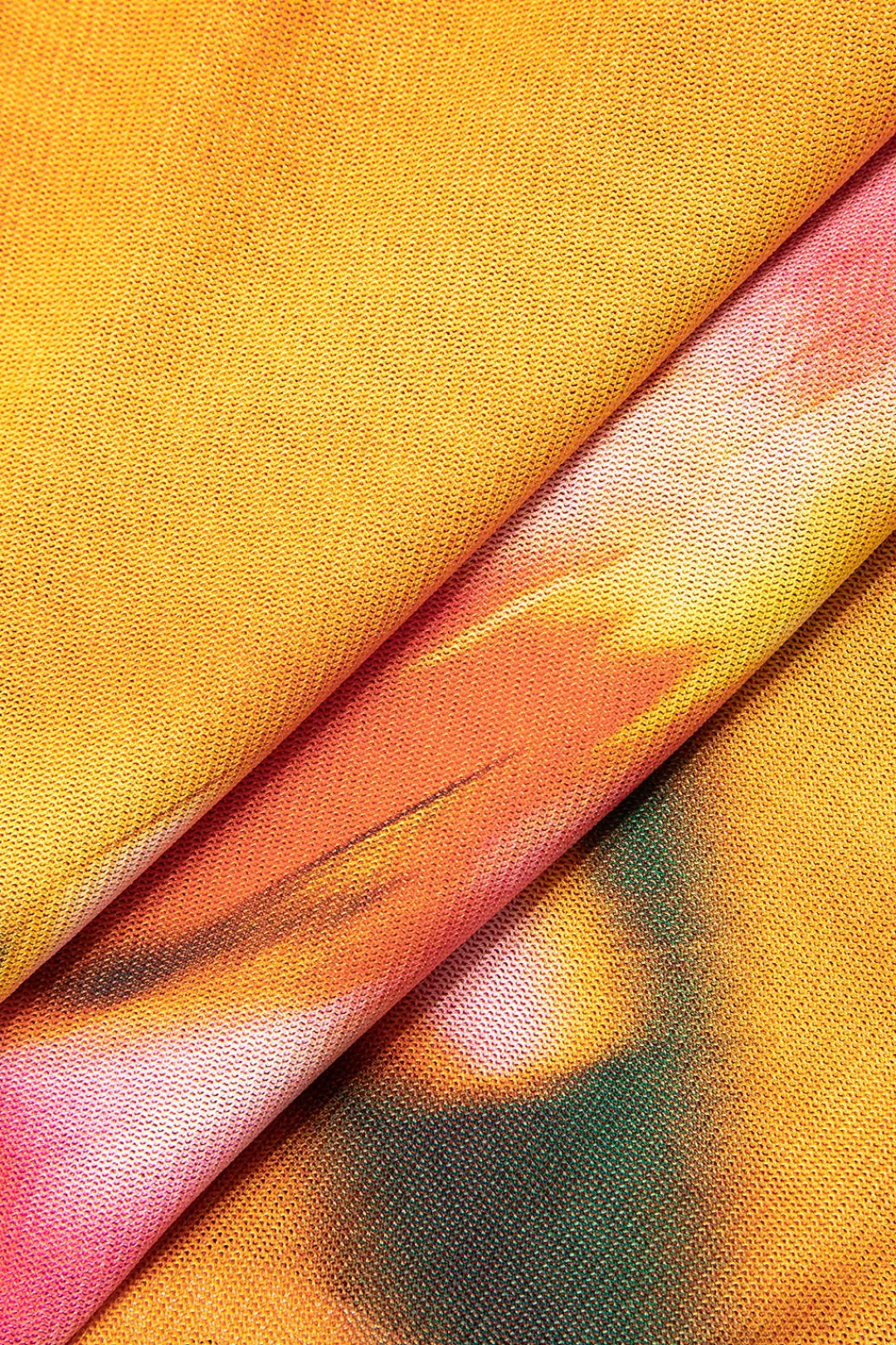 MICAS Tank Tops & Cami-Lily Print Asymmetric Crop Tank Top MULTICOLOR