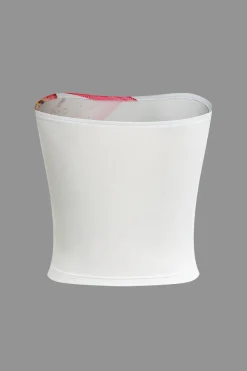 MICAS Tube Tops-Lily Print Strapless Top