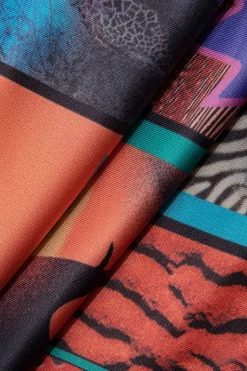 MICAS Tank Tops & Cami-Lion Print Tank Top BLUE