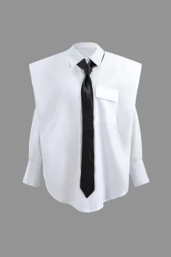 MICAS Long Sleeve Tops|Long Sleeves Tops-Long-Sleeve Shirts WHITE