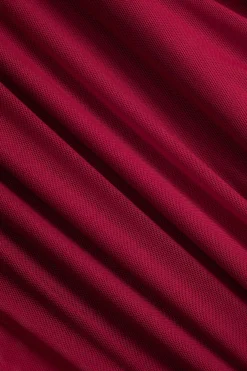 MICAS Long Sleeve Tops|Long Sleeves Tops-Mesh Asymmetrical Long-Sleeve Top