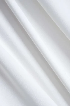 MICAS Mini Dresses|Long Sleeve Dresses-Mesh Patchwork Long Sleeve Sheer Mini Dress WHITE