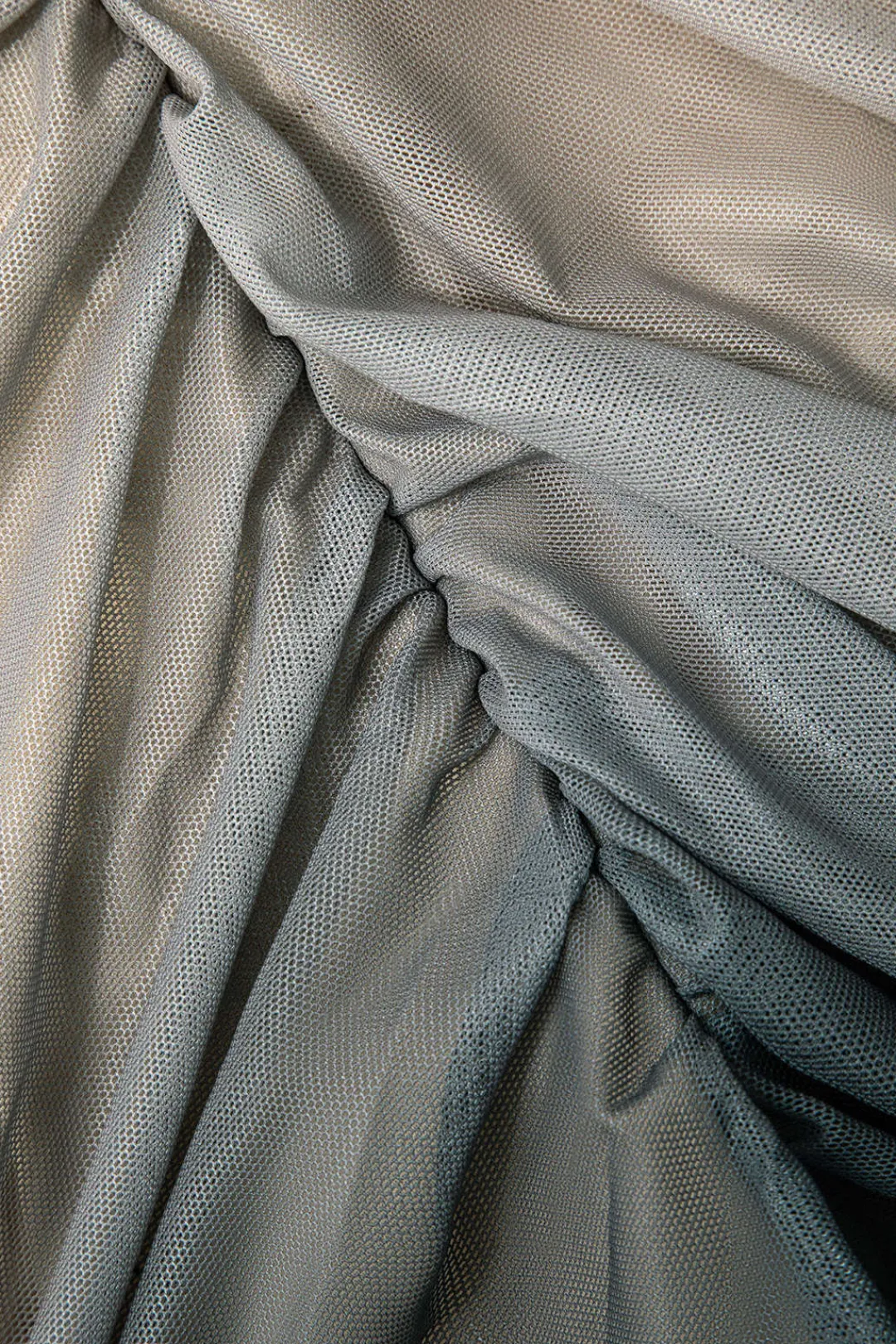 MICAS Maxi Dresses-Mesh Ruched Cami Maxi Dress