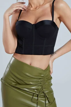 MICAS Corset & Bustier Tops|Tank Tops & Cami-Mesh Underwire Bustier Top