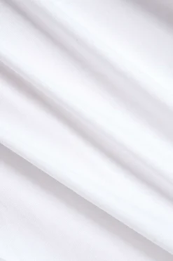 MICAS Long Sleeve Tops|Long Sleeves Tops-Metal Button Long-Sleeve Shirt WHITE