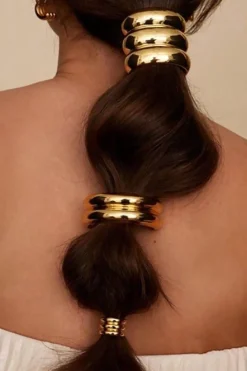 MICAS Accessories-Metal Headband Hair Accessory PURE GOLD