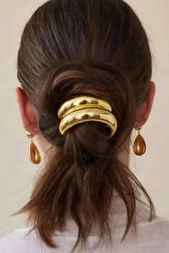 MICAS Accessories-Metal Headband Hair Accessory PURE GOLD